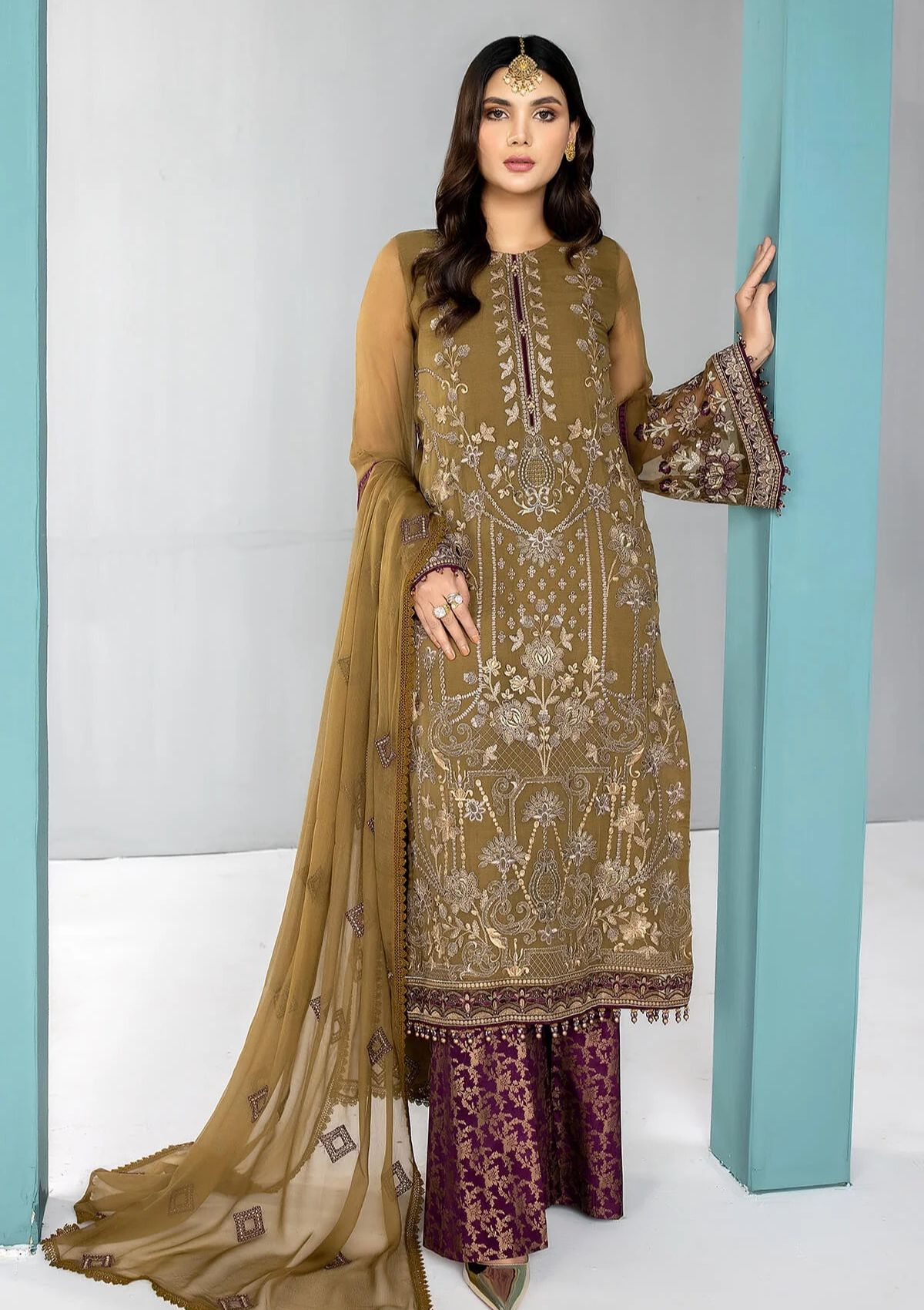 Formal Collection - Flossie - kuch khas - K#1302 - ROSE GOLD