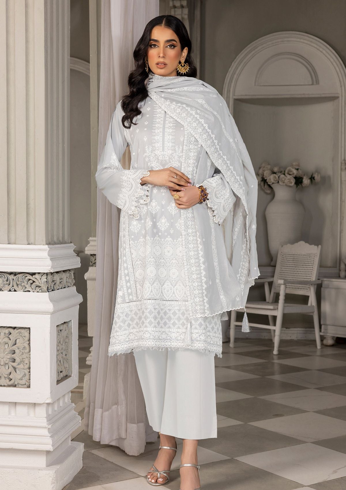 Lawn Collection  - Lakhany - Embroidered - Eid Edition - LG-IZ-0084