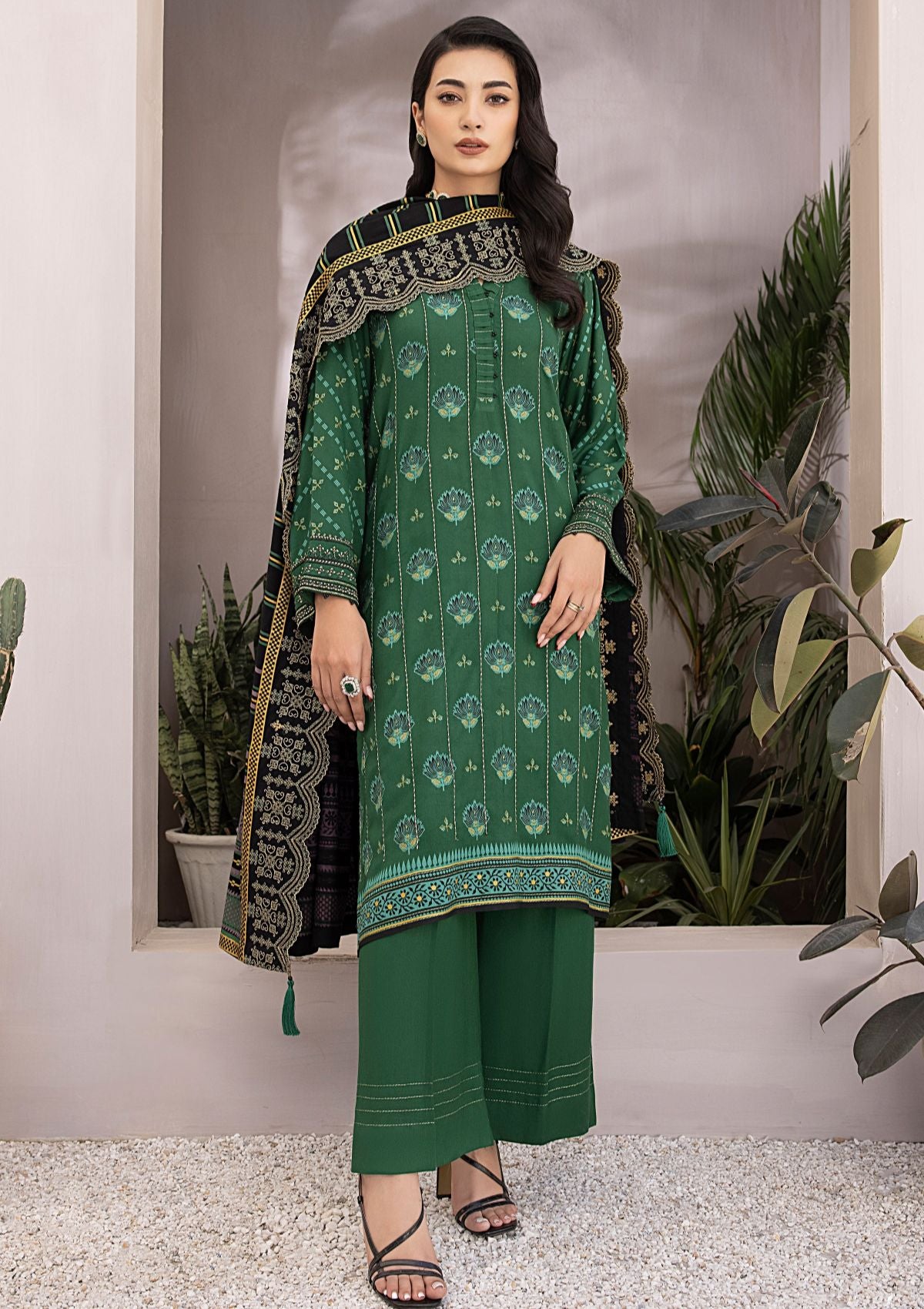 Winter Collection - Lakhany - Embroidered Unstitched - D#0140