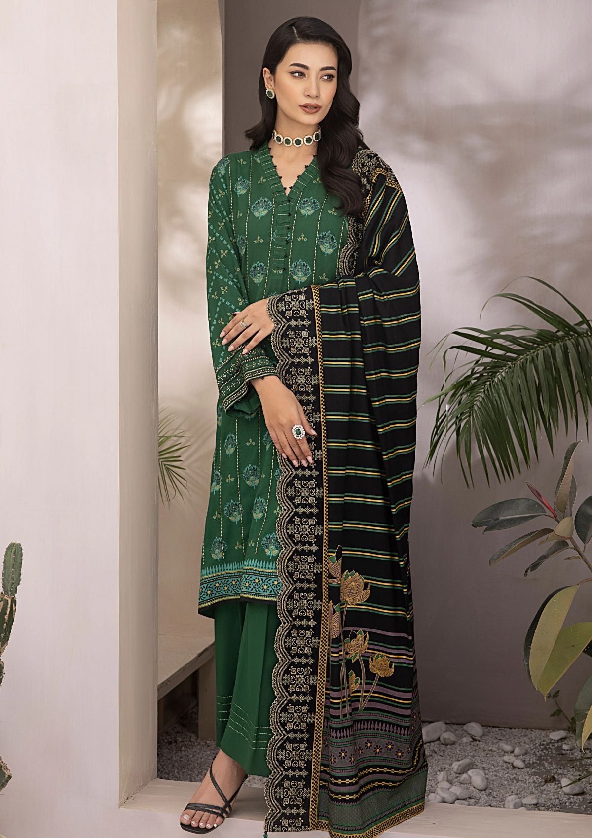 Winter Collection - Lakhany - Embroidered Unstitched - D#0140