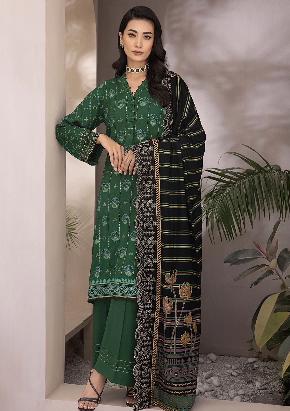 Winter Collection - Lakhany - Embroidered Unstitched - D#0140