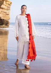 Lawn Collection - Zainab Chottani - Chikankari 24 - ZCC#3A - Chunari