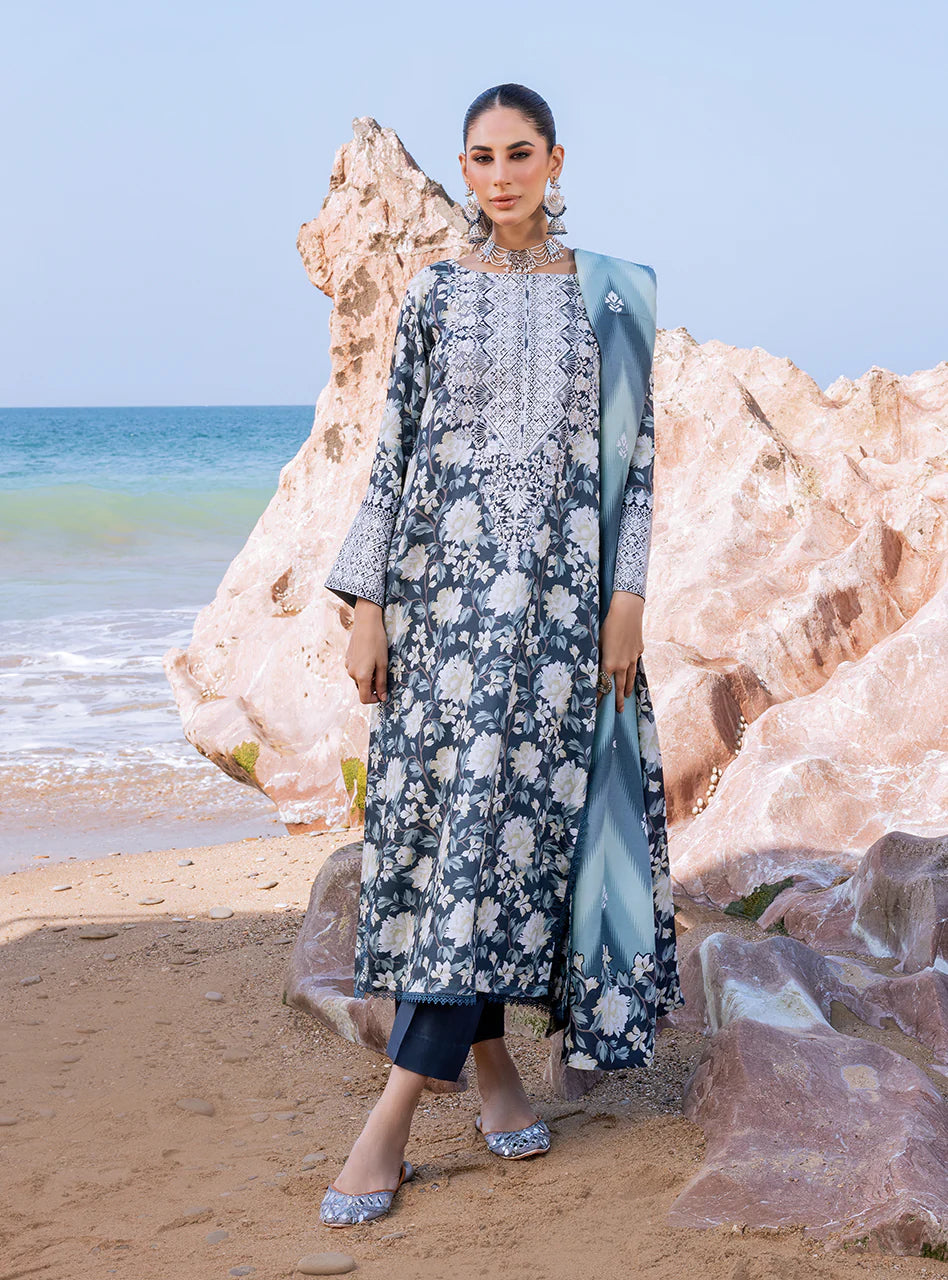 Winter Collection - Zainab Chottani - Winter Shawl 23 - Kinara