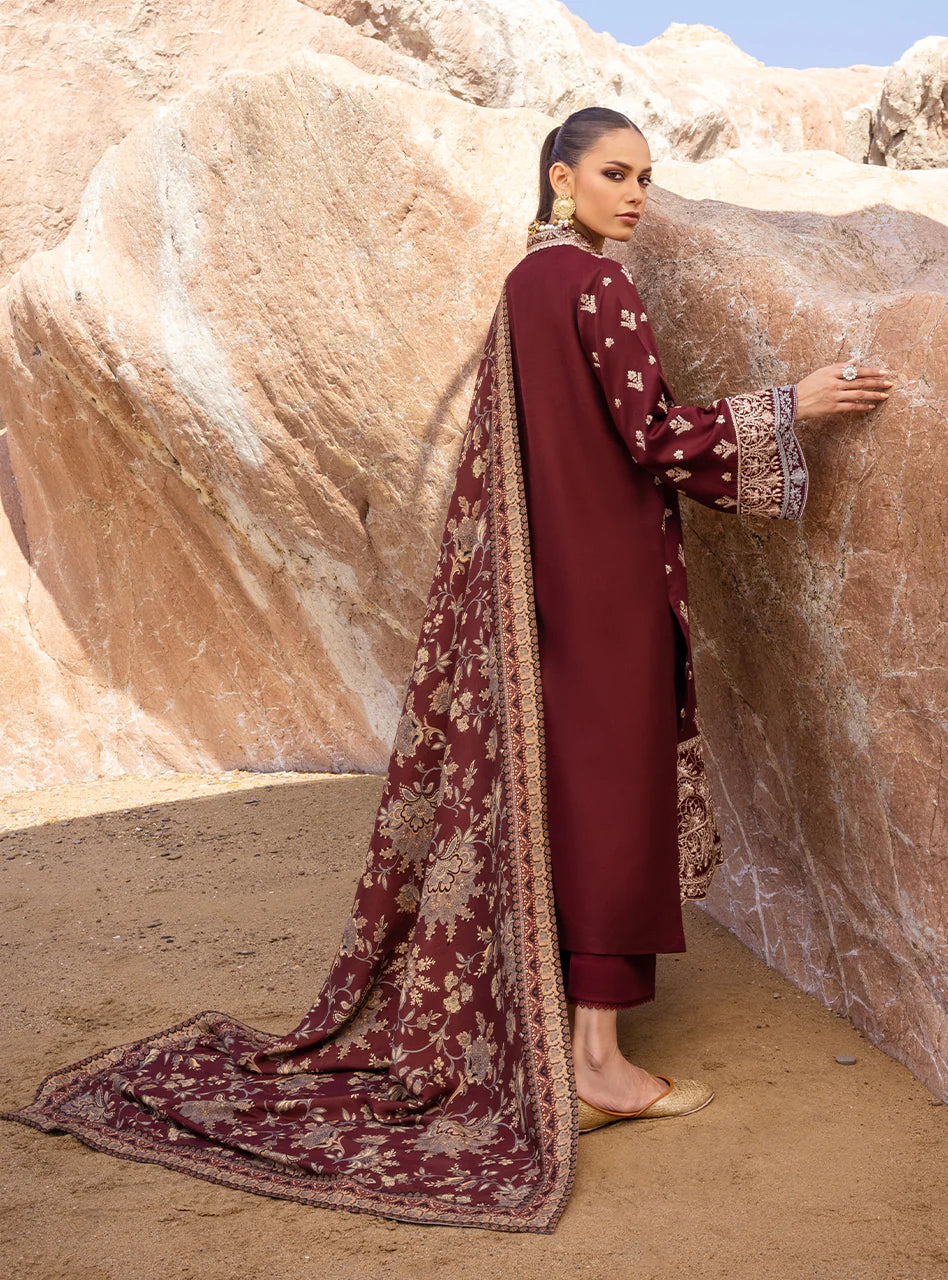 Winter Collection - Zainab Chottani - Winter Shawl 23 - Guzel