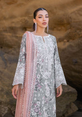 Lawn Collection - Zainab Chottani - Chikankari 24 - ZCC#10A - Lana