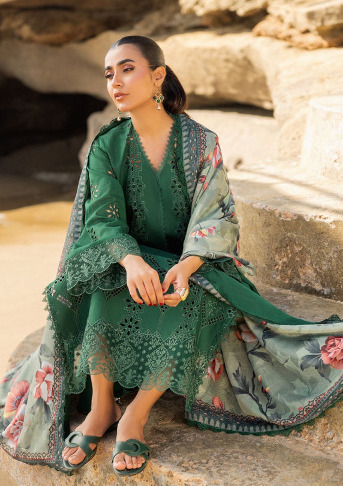 Lawn Collection - Zainab Chottani - Chikankari 24 - ZCC#1A - Aysel