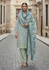 Winter - Riwaj - Printed Marina - 3 Pcs - Wool Shawl 25 - D#76