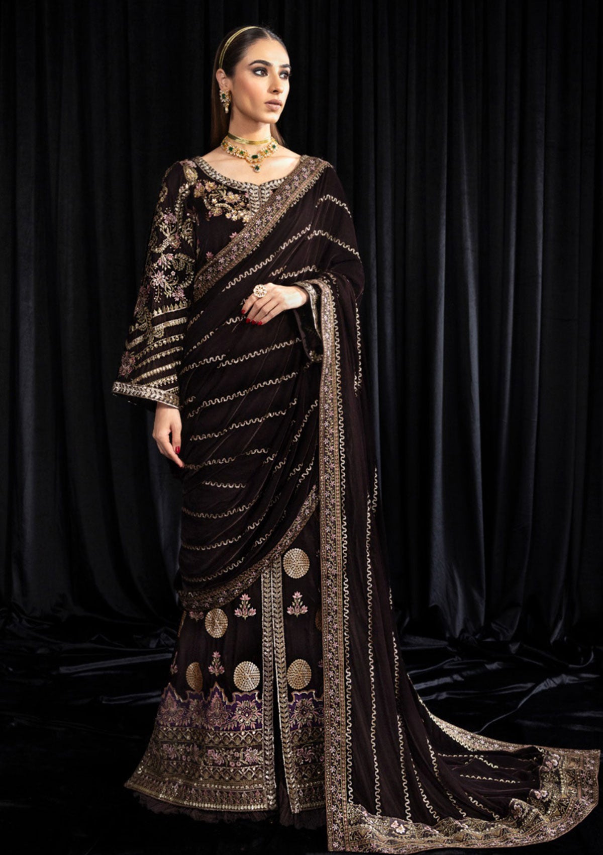 Winter Collection - Nureh - Maya - Velvet - NS23#103 - Moore