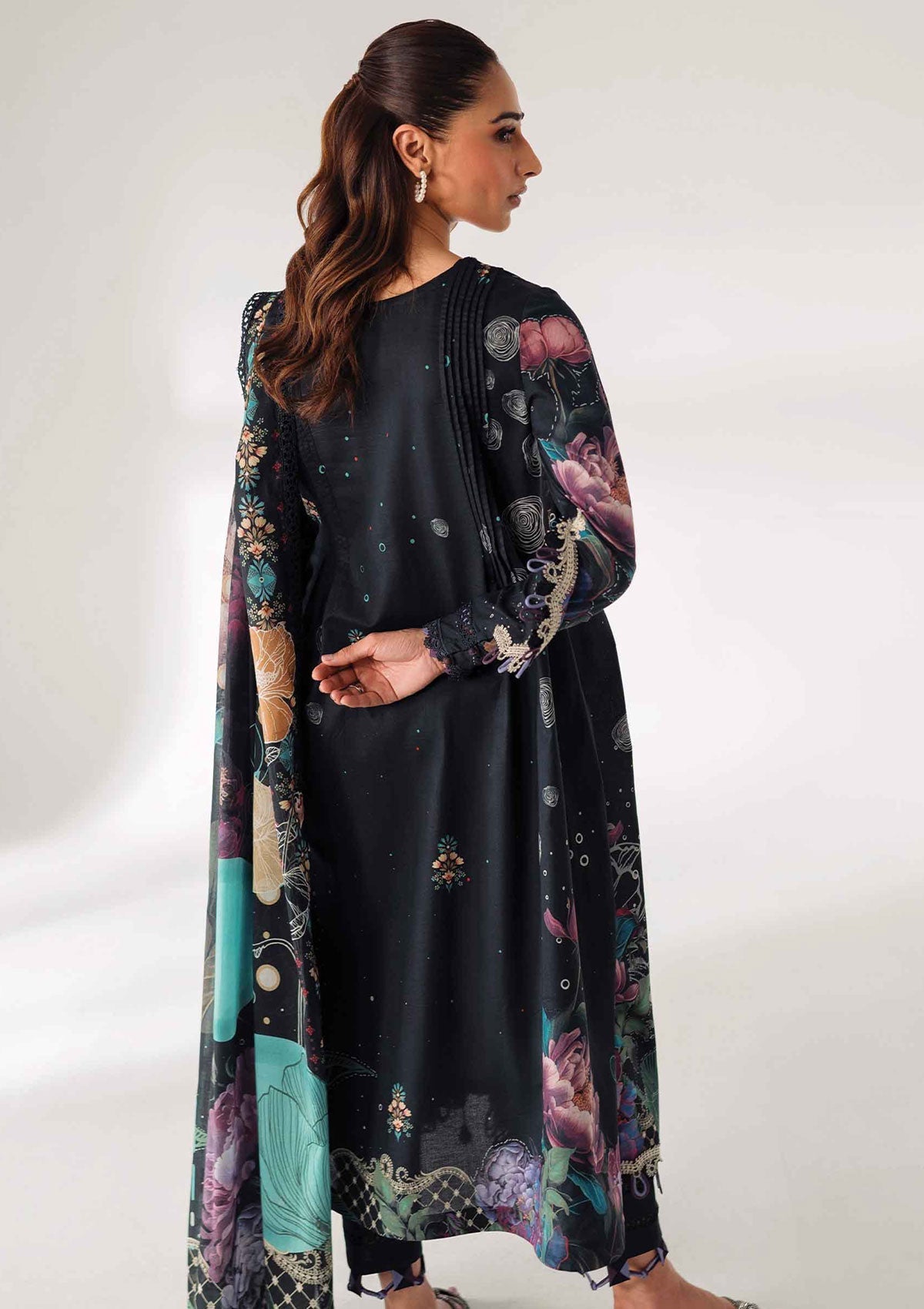 Lawn Collection - Qalamkar - Q Prints 24 - AR#01 - Aniqa