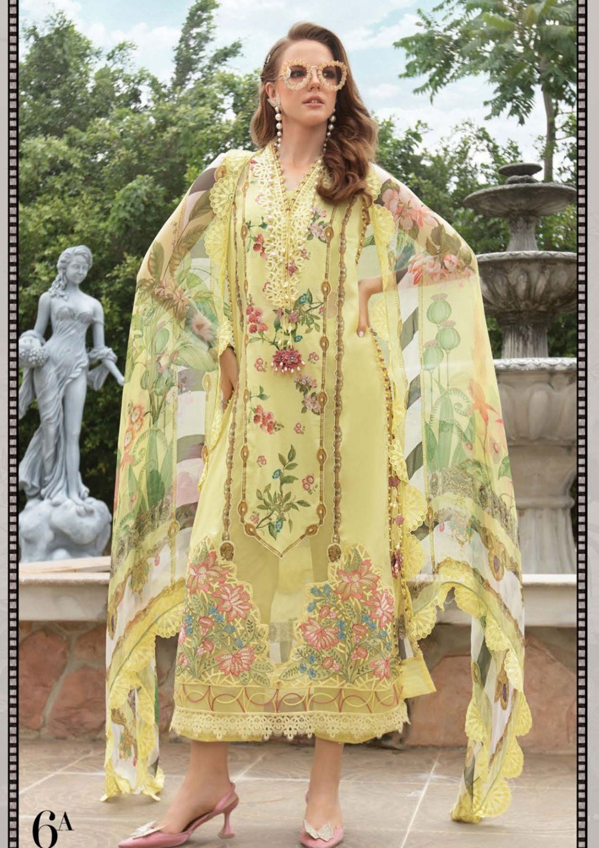 Lawn Collection - Maria B - M Print - D#6 A