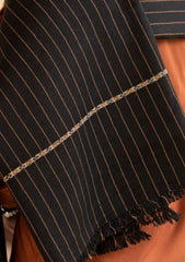 Men Shawls - Wool Shawls - D#237 - Black