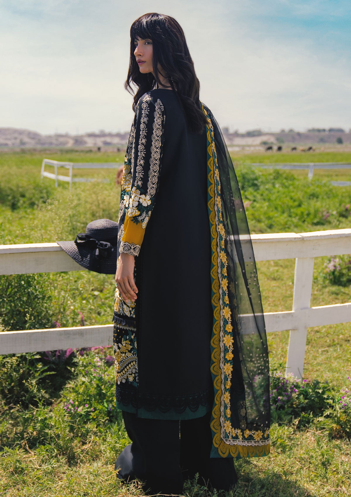 Lawn Collection - Sana Zubair - Jewels of the Meadow - SZ#08 - ONYX