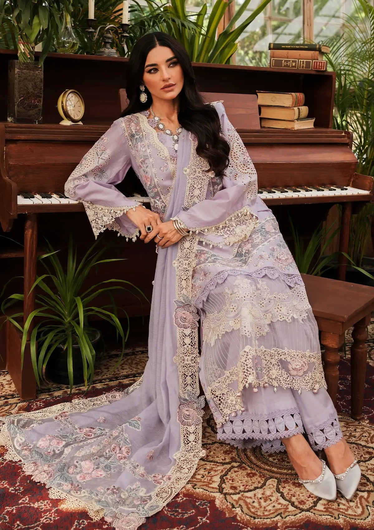 Lawn Collection - Kahf Premium - Luxury Lawn 24 - KLE#1B - Lilac