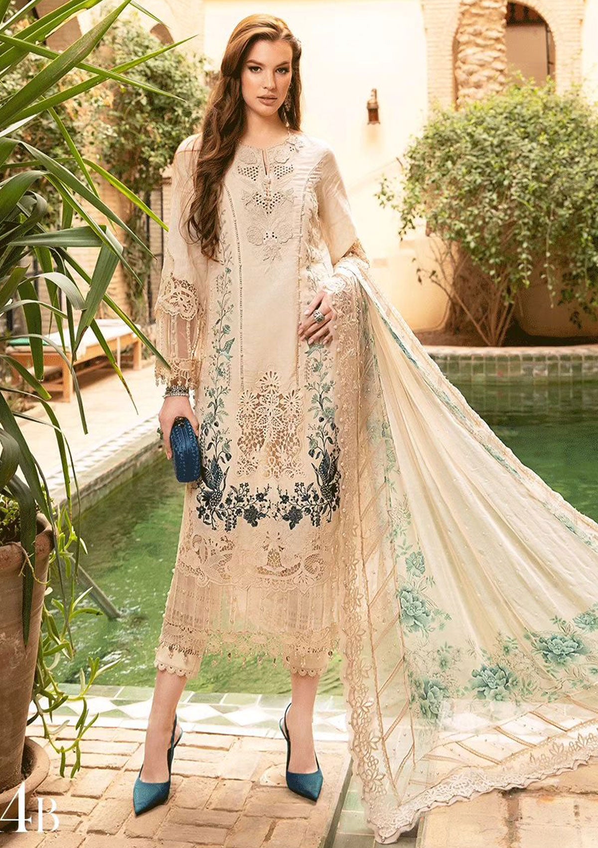Lawn Collection - Maria B - Voyage a'Luxe - Luxury - MB24#14B