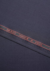 Drago Luxury Micron Super 160's Wool Fabric - B Blue