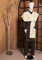 Men Shawls - Wool Shawls - D#11 - Off White