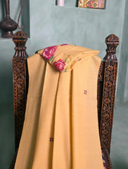 Pashmina Needle Work Shawl D#22 - Golden