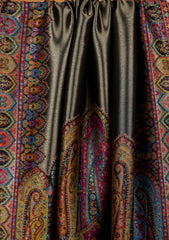 Pashmina Zari Jamawar Shawl D#03 - Black