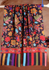 Pashmina Kalamkar Needle Work Scarf D#02 - Multi