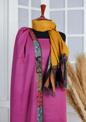 Winter - Riwaj - Pashmina Jamawar Suit - Edit 25 - D#06 - Pink