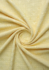 Elite Men Embroidered Sequence Viscose Fabric - Lemon