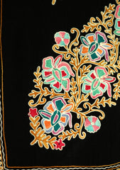Pashmina Ari Work Scarf D - 07 - Black