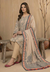 Winter - Rubaaiyat - D Prints - Marina 26 - Wool Shawl - RPM#02 - Skin