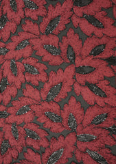 Fancy Net Embroidered Riben Stone Work - ASPL#13