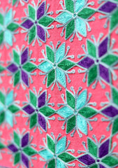 Pashmina Ari Work Scarf D - 05 - Pink
