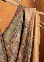 Pashmina Zari Jamawar Shawl D#01 - P Skin