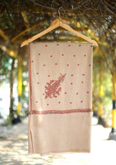 Pashmina Wool Kashmiri Shawl D - 11 - Skin