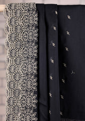 Embroidered Lawn Summer Shawl D#31 - Black
