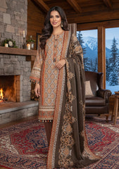 Winter - Riwaj - Printed Marina - 3 Pcs - Wool Shawl 25 - D#08