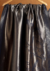 Silk Zari Jamawar Shawl D#17 - N Blue