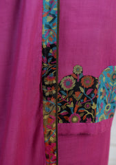 Winter - Riwaj - Pashmina Jamawar Suit - Edit 25 - D#06 - Pink