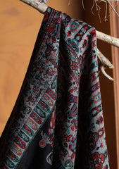 Pashmina Jamawar Shawl D#120 - Black