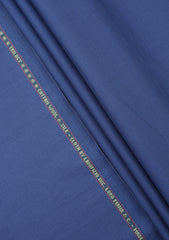 Loro Piana Trilogy Cot & Silk Fabric - M Blue