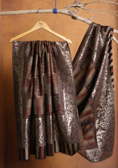 Pashmina Zari Jamawar Shawl D#23 - CH Brown