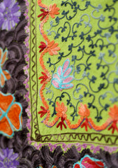 Pashmina Ari Work Scarf D - 08 - P Green