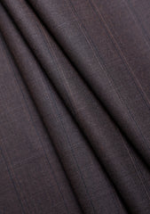 Drago Luxury Cool Micron Super 180's Wool Fabric - Brown