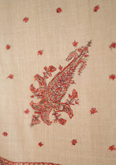 Pashmina Wool Kashmiri Shawl D - 11 - Skin