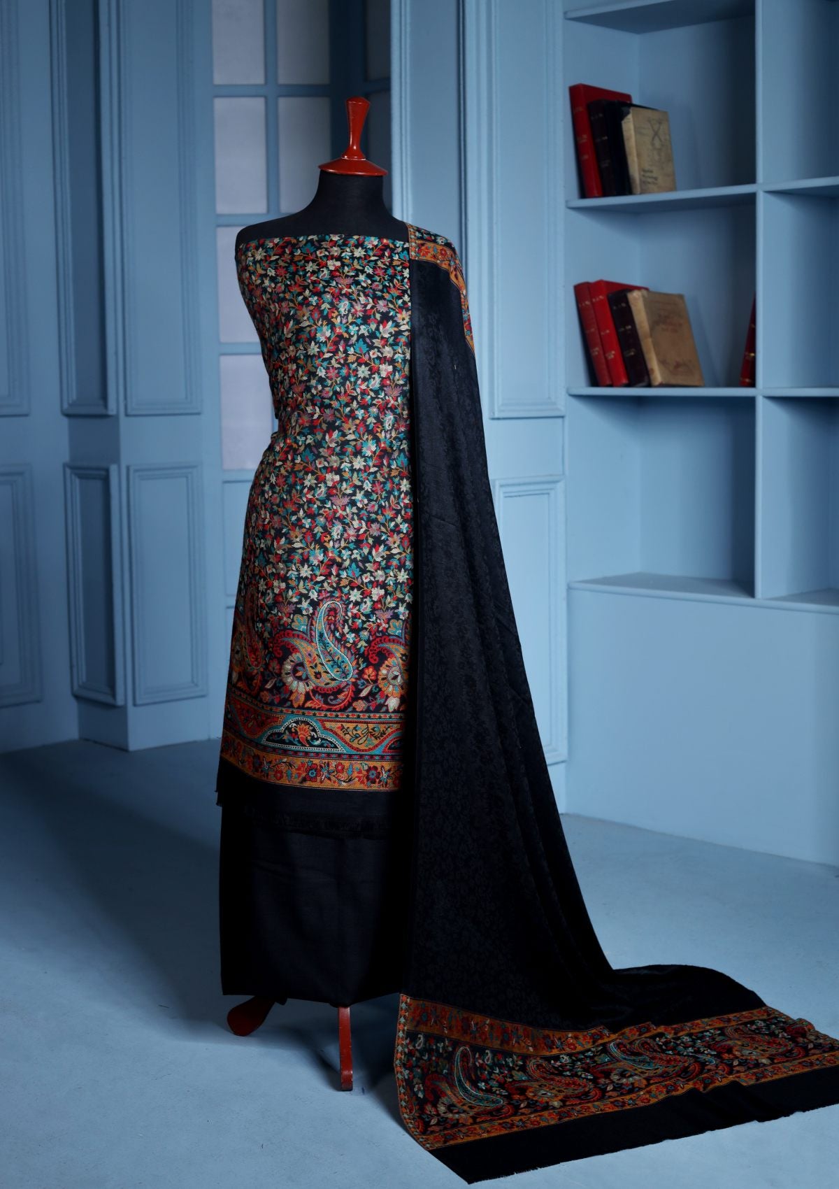 Winter Collection - Riwaj - Pashmina Kaani Jamawar Suit - Volume II - D#13