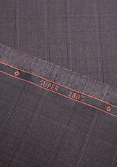 Drago Luxury Cool Micron Super 180's Wool Fabric - Brown
