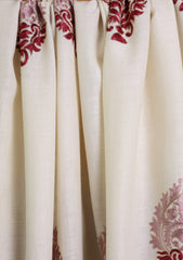 Pashmina Ari Work Shawl D#06 - Off White