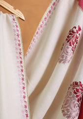 Pashmina Ari Work Shawl D#06 - Off White