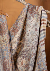 Pashmina Zari Jamawar Shawl D#11 - Skin