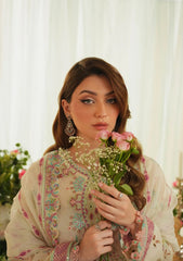 Lawn - Aneela Rizwan - Yaqeen 25 - Ivory Serenity