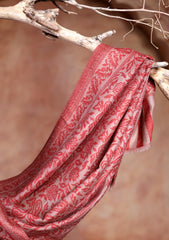 Pashmina Jamawar Scarf D#80 - Maroon