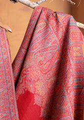 Pashmina Jamawar Shawl D#168 - Red