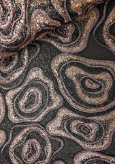 Fancy Net Embroidered Stone Work - ASPL#19